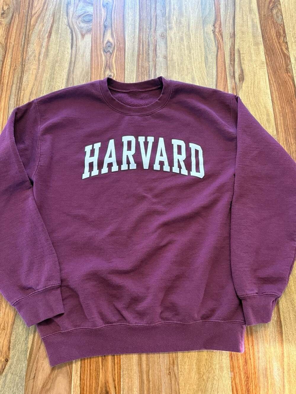 Harvard University Maroon Crewneck Sweatshirt University Arch Logo